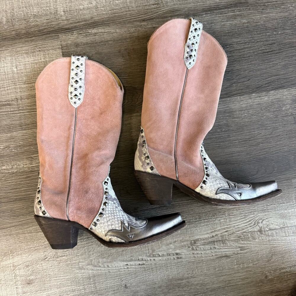 Idyllwind Leap Western Suede Boots - Picture 2 of 6